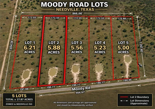 Photo 3 of Land for sale at 13520 Moody Rd, Needville, TX 77461 | MLS# 80312563 | Listing updated on 2026-08-11