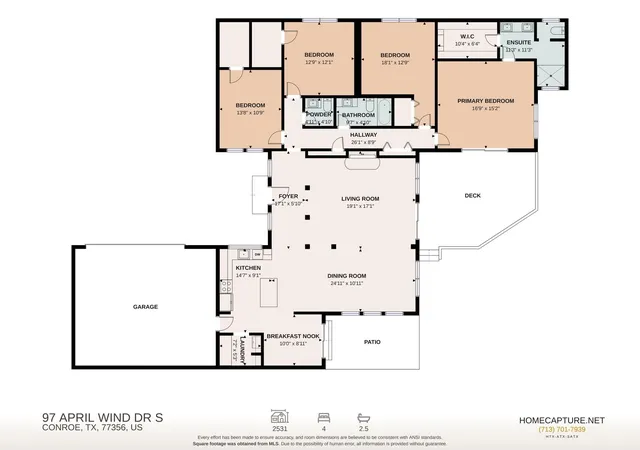 27th image of 97 April Wind Dr S, Montgomery, TX 77356 | MLS# 82676794