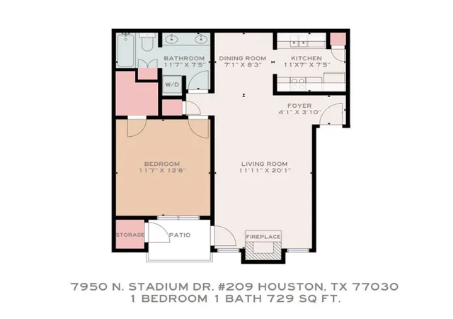 26th image of 7950 N Stadium Dr #209, Houston, TX 77030 | MLS# 43893411