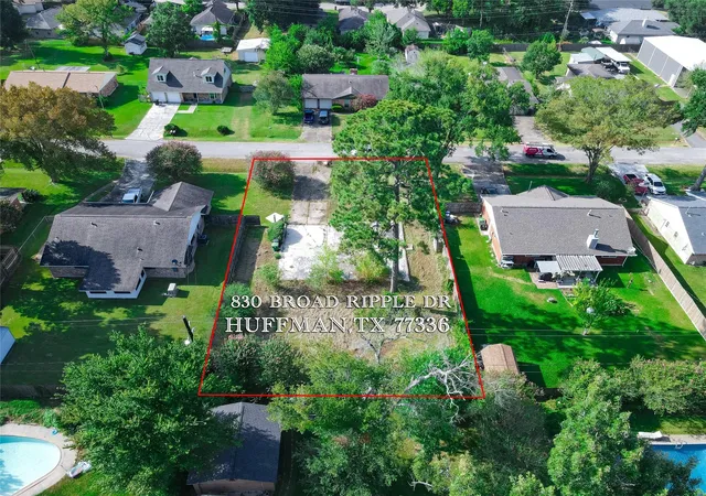 Photo 3 of Land for sale at 830 Broad Ripple Dr, Huffman, TX 77336 | MLS# 57129142 | Listing updated on 2026-08-21