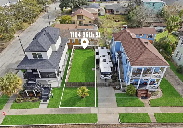 Photo 1 of Land for sale at 1104 36th Street, Galveston, TX 77550 | MLS# 80456140 | Listing updated on 2026-09-10
