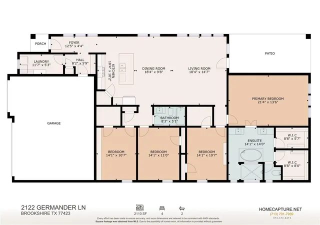 44th image of 2122 Germander Ln, Brookshire, TX 77423 | MLS# 32253054