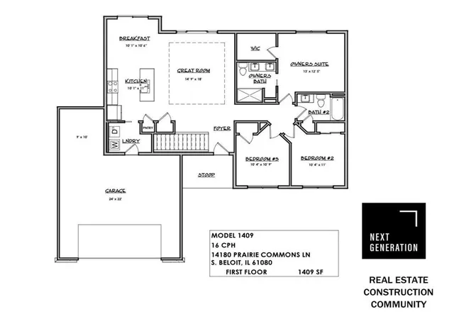 34th image of 14180 Prairie Commons Ln, South Beloit, IL 61080 | MLS# 12569579