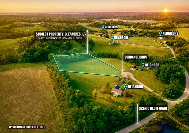 Photo 1 of Land for sale at 9001 Sundance Ct, Savanna, IL 61074 | MLS# 12705752 | Listing updated on 2026-08-19