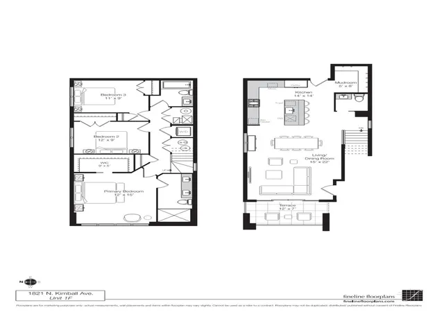Photo 2 of Condo for sale at 1821 N Kimball Ave #1F, Chicago, IL 60647 | MLS# 12707241 | Listing updated on 2026-08-21
