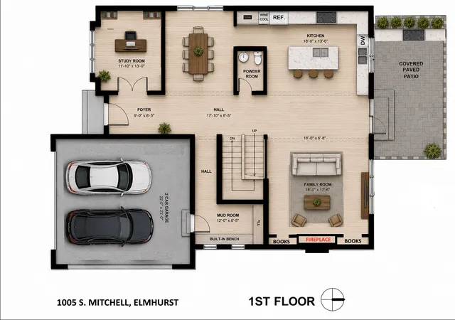 Photo 2 of Single family home for sale at 1005 S Mitchell Ave, Elmhurst, IL 60126 | MLS# 12714967 | Listing updated on 2026-09-02