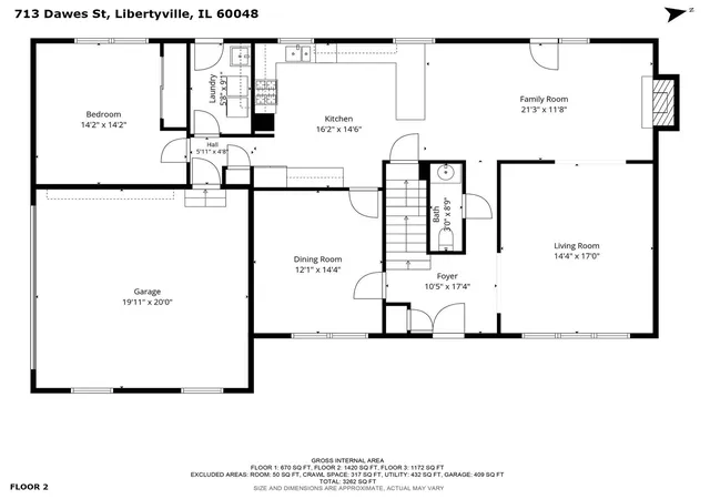 Photo 59 of Single family home for sale at 713 Dawes St, Libertyville, IL 60048 | MLS# 12728160 | Listing updated on 2026-09-01