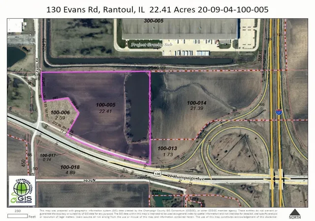 Photo 1 of Land for sale at 130 Evans Rd, Rantoul, IL 61866 | MLS# 12730436 | Listing updated on 2026-08-18