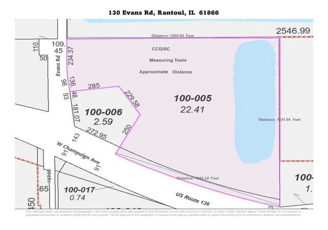 Photo 3 of Land for sale at 130 Evans Rd, Rantoul, IL 61866 | MLS# 12730436 | Listing updated on 2026-08-18