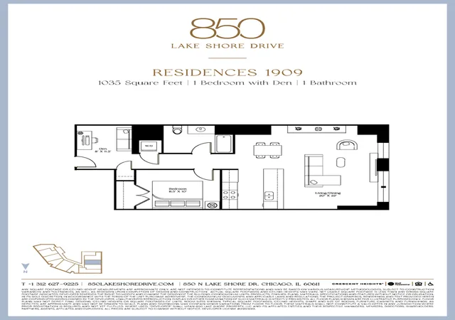 19th image of 850 N Lake Shore Dr #1909, Chicago, IL 60611 | MLS# 12731651