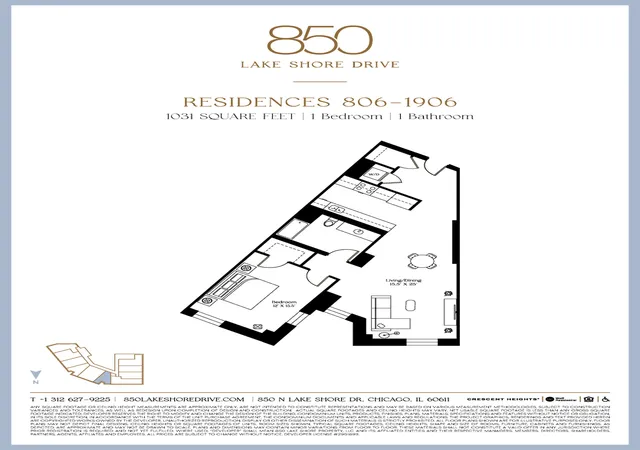 19th image of 850 N Lake Shore Dr #1306, Chicago, IL 60611 | MLS# 12731705