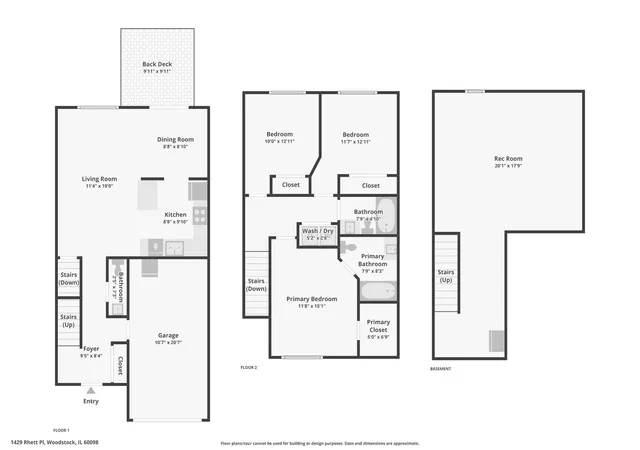 28th image of 1429 Rhett Pl, Woodstock, IL 60098 | MLS# 12734234