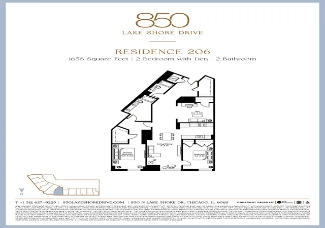 20th image of 850 N Lake Shore Dr #206, Chicago, IL 60611 | MLS# 12735378