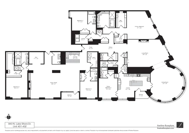 2nd image of 840 N Lake Shore Dr, Chicago, IL 60611