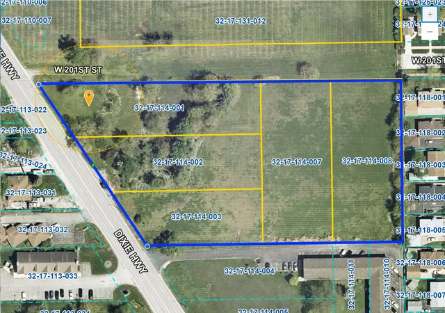 Land for sale at 401 Dixie Hwy, Chicago Heights, IL 60411 | MLS# 12737754