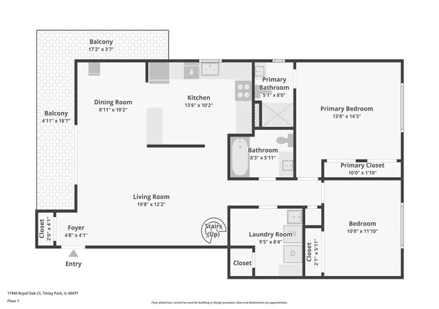 2nd image of 17940 Royal Oak Ct, Tinley Park, IL 60477