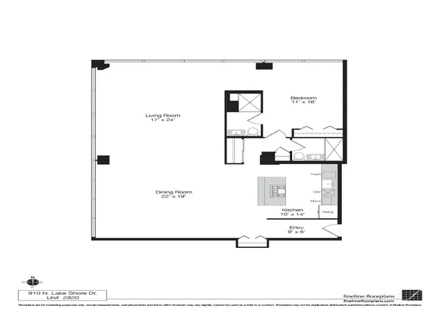 37th image of 910 N Lake Shore Dr #2820, Chicago, IL 60611 | MLS# 12738200