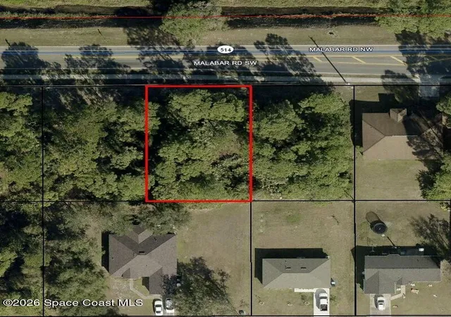 Photo 1 of Land for sale at 1242 Malabar Rd Sw, Palm Bay, FL 32907 | MLS# 1082738 | Listing updated on 2026-07-16
