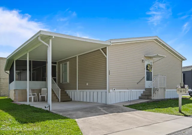 Photo 2 of Manufactured home for sale at 264 Holiday Park Blvd Ne, Palm Bay, FL 32907 | MLS# 1082846 | Listing updated on 2026-09-18