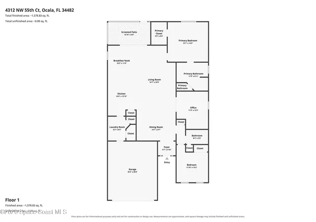 Photo 3 of Single family home for sale at 4312 Nw 55th Court, Ocala, FL 34482 | MLS# 1083555 | Listing updated on 2026-08-12