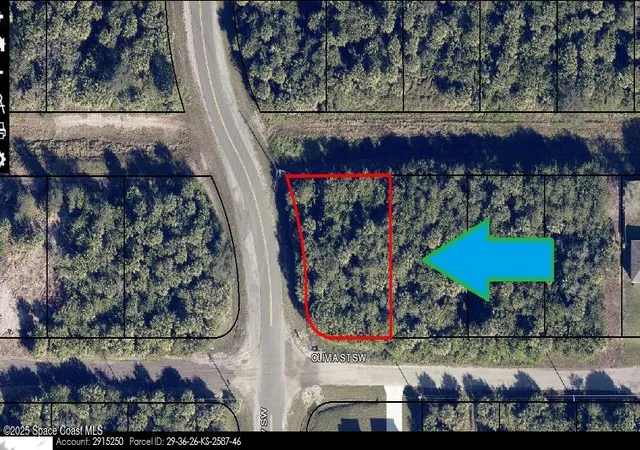 Photo 3 of Land for sale at 797 Olivia St SW, Palm Bay, FL 32908 | MLS# 1083583 | Listing updated on 2026-09-09