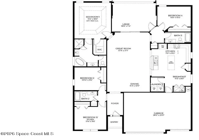 Photo 2 of Single family home for sale at 634 Easton Forest Cir Se, Palm Bay, FL 32909 | MLS# 1084150 | Listing updated on 2026-09-13