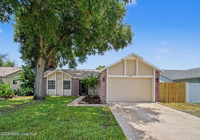 Photo 1 of Single family home for sale at 847 Hamilton Ave, Rockledge, FL 32955 | MLS# 1085141 | Listing updated on 2026-09-16