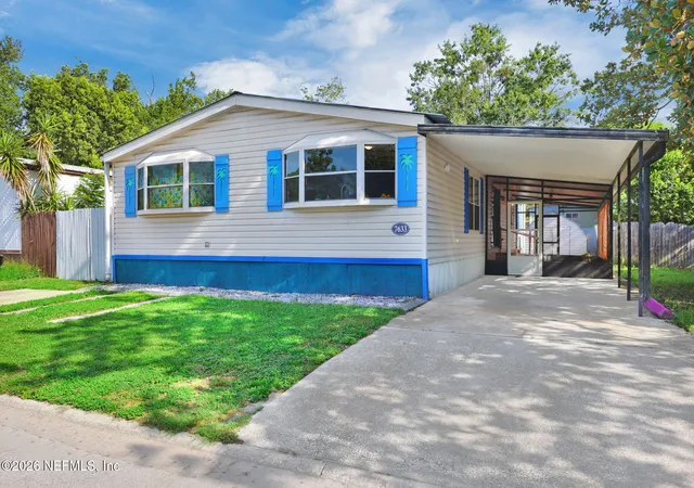 Photo 1 of Manufactured home for sale at 7633 Plumwood Dr, Jacksonville, FL 32256 | MLS# 2156884 | Listing updated on 2026-08-17