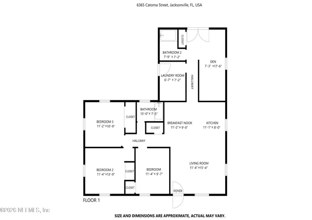 Photo 26 of Single family home for sale at 6365 Catoma St, Jacksonville, FL 32244 | MLS# 2157219 | Listing updated on 2026-10-03