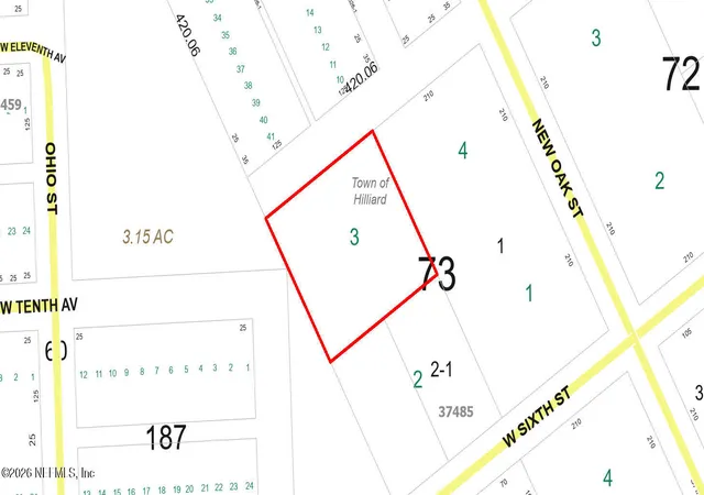 Photo 2 of Land for sale at 0 Ohio St, Hilliard, FL 32046 | MLS# 2157661 | Listing updated on 2026-08-12