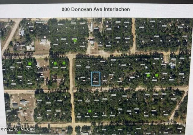 Photo 1 of Land for sale at 000 Donovan Ave, Interlachen, FL 32148 | MLS# 2158076 | Listing updated on 2026-07-31