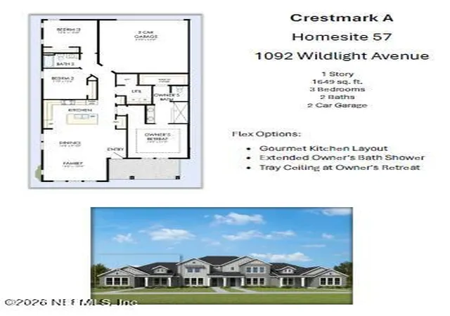 Photo 2 of Townhouse for sale at 1092 Wildlight Ave, Yulee, FL 32097 | MLS# 2159576 | Listing updated on 2026-08-28