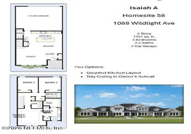 Photo 2 of Townhouse for sale at 1088 Wildlight Ave, Yulee, FL 32097 | MLS# 2159575 | Listing updated on 2026-08-11