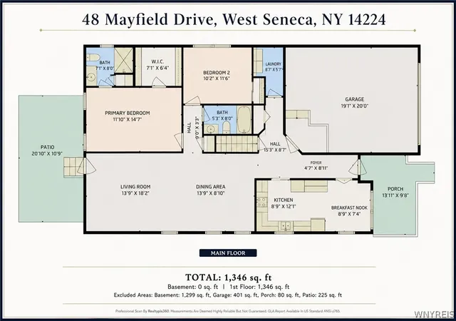 Photo 3 of Sale Pending at 48 Mayfield Dr, West Seneca, NY 14224 | MLS# B1693962 | Listing updated on 2026-08-08