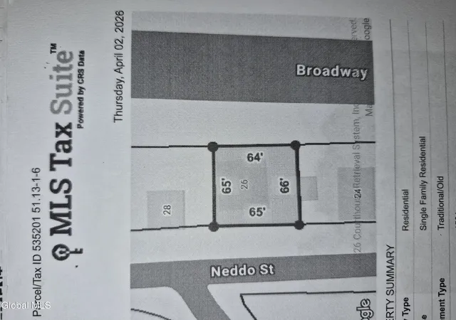 Photo 3 of Single family home for sale at 26 Neddo St, Whitehall, NY 12887 | MLS# 202621979 | Listing updated on 2026-09-16