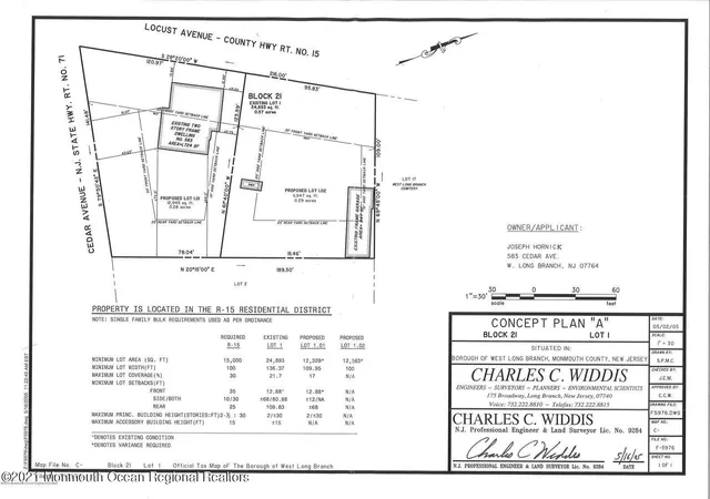 2nd image of 583 Cedar Ave, West Long Branch, NJ 07764 | MLS# 22623920