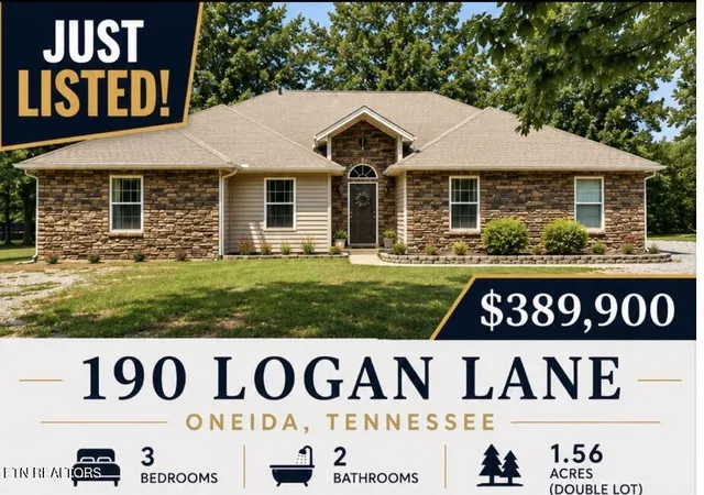 1st image of 190 Logan Ln, Oneida, TN 37841 | MLS# 1350116