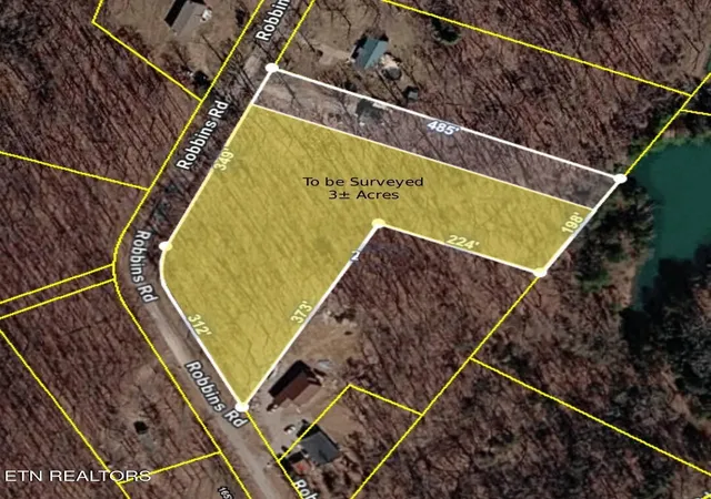 Photo 1 of Land for sale at 3 Acres Robbins Rd, Crossville, TN 38572 | MLS# 1350515 | Listing updated on 2026-08-04