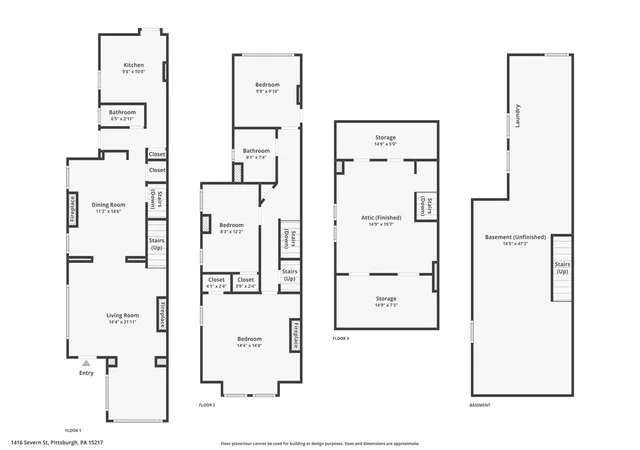 Photo 38 of Single family home for sale at 1416 Severn St, Squirrel Hill, PA 15217 | MLS# 1767047 | Listing updated on 2026-08-22
