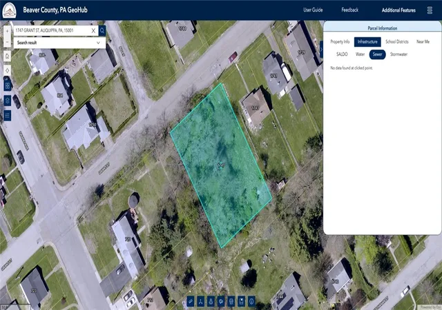 Photo 3 of Land for sale at 1747 Grant St, Aliquippa, PA 15001 | MLS# 1769809 | Listing updated on 2026-08-14