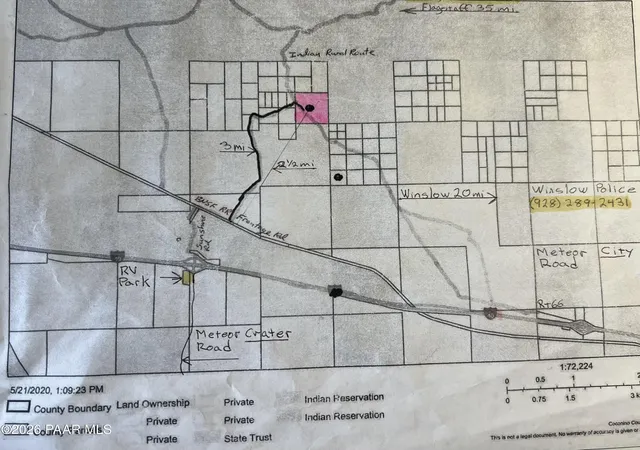 1st image of 0001 Red Rock Ranch Road, Winslow, AZ 86047 | MLS# 1084305