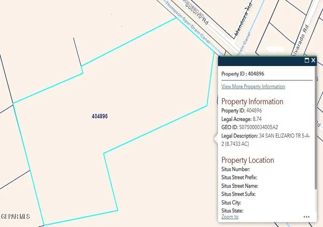 Photo 4 of Land for sale at 13400 Socorro Rd, San Elizario, TX 79849 | MLS# 949889 | Listing updated on 2026-08-23