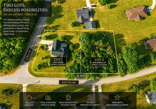 Photo 3 of Single family home for sale at 200 Leila St, Seneca, SC 29678 | MLS# 20298910 | Listing updated on 2026-08-23