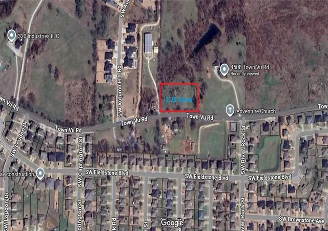Photo 1 of Land for sale at Town Vu Rd, Bentonville, AR 72712 | MLS# 1319922 | Listing updated on 2026-08-22