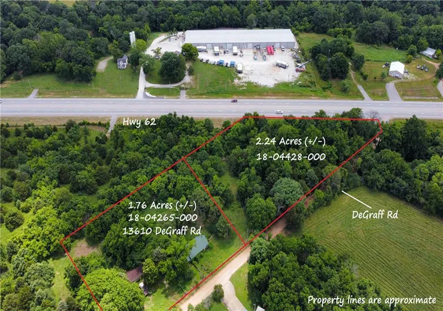 Photo 2 of Land for sale at 13610 Degraff Rd, Rogers, AR 72756 | MLS# 1336602 | Listing updated on 2026-08-18