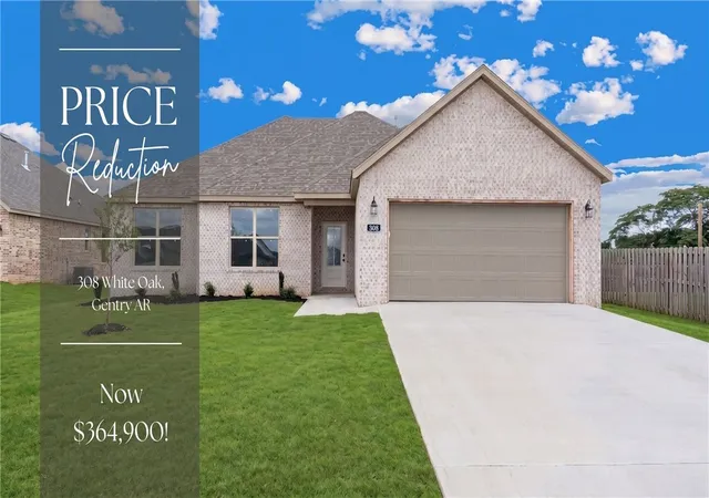 Photo 1 of Single family home for sale at 308 White Oak St, Gentry, AR 72734 | MLS# 1338419 | Listing updated on 2026-08-19
