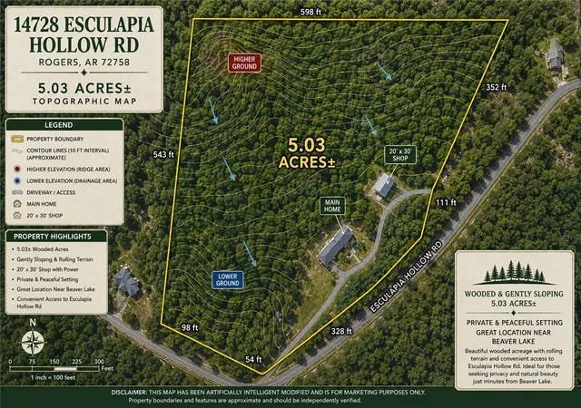 Photo 1 of Sale Pending at 14728 Esculapia Holw Rd, Rogers, AR 72758 | MLS# 1352465 | Listing updated on 2026-08-15