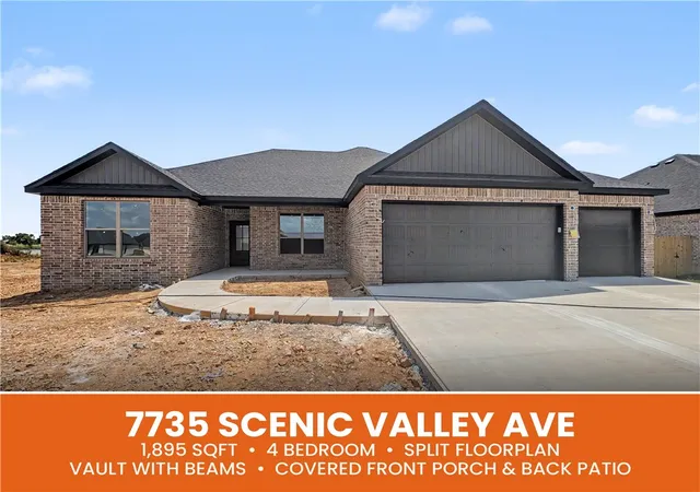 Photo 1 of Sale Pending at 7735 Scenic Valley Ave, Springdale, AR 72762 | MLS# 1356730 | Listing updated on 2026-08-21