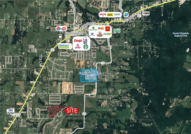 Photo 3 of Land for sale at Clyde Carnes, Farmington, AR 72730 | MLS# 1358881 | Listing updated on 2026-08-14