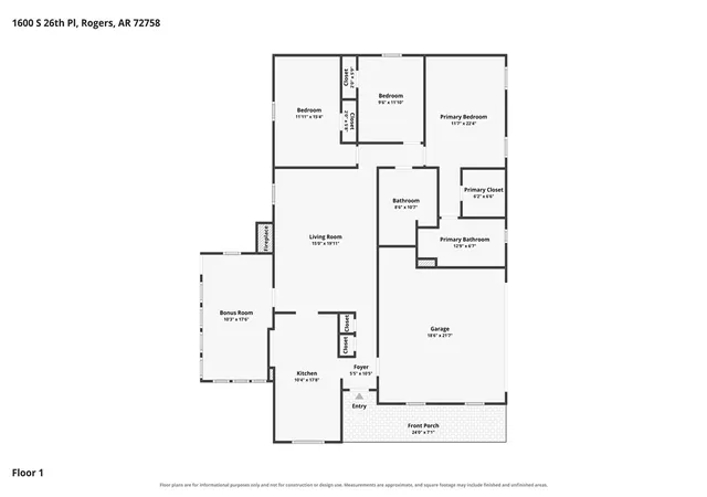 Photo 33 of Sale Pending at 1600 S 26th Place, Rogers, AR 72758 | MLS# 1359310 | Listing updated on 2026-08-21